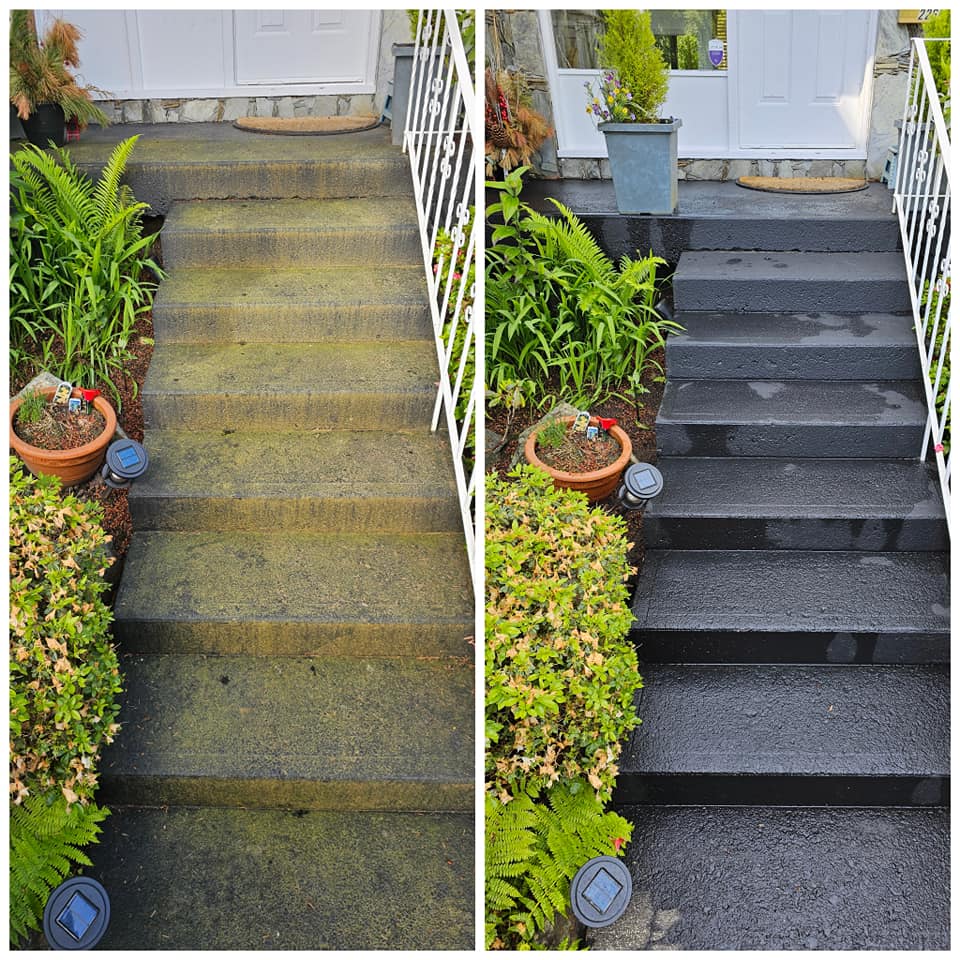 Stairs Pressure Washing